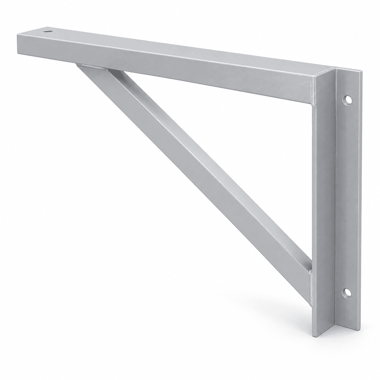 Render de suporte mão francesa metálico para fixação de cortinas de ar