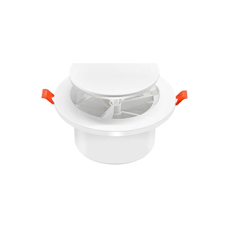 Difusor de ar redondo em ABS com presilhas de mola