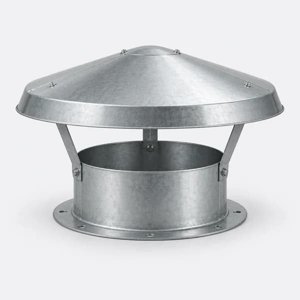 Chapéu para exaustor axial (imagem ilustrativa)