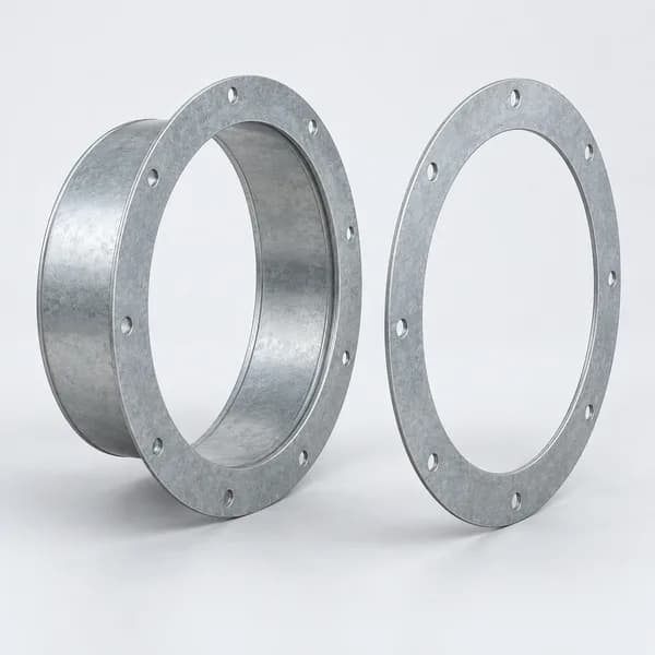 Flange e contraflange para exaustor axial (imagem ilustrativa)