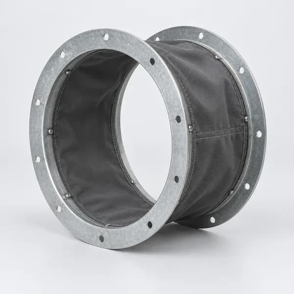 Junta flexível para exaustor axial industrial