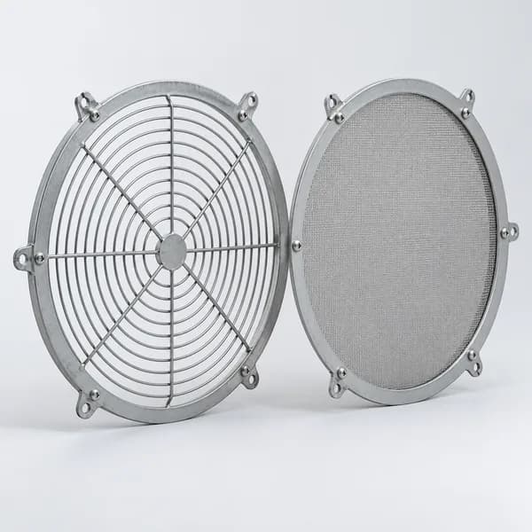 Tela de proteção para exaustor axial industrial