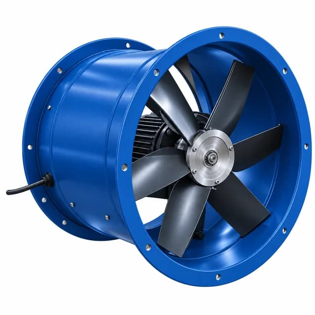 Render de Axial Tubular Acionamento Direto