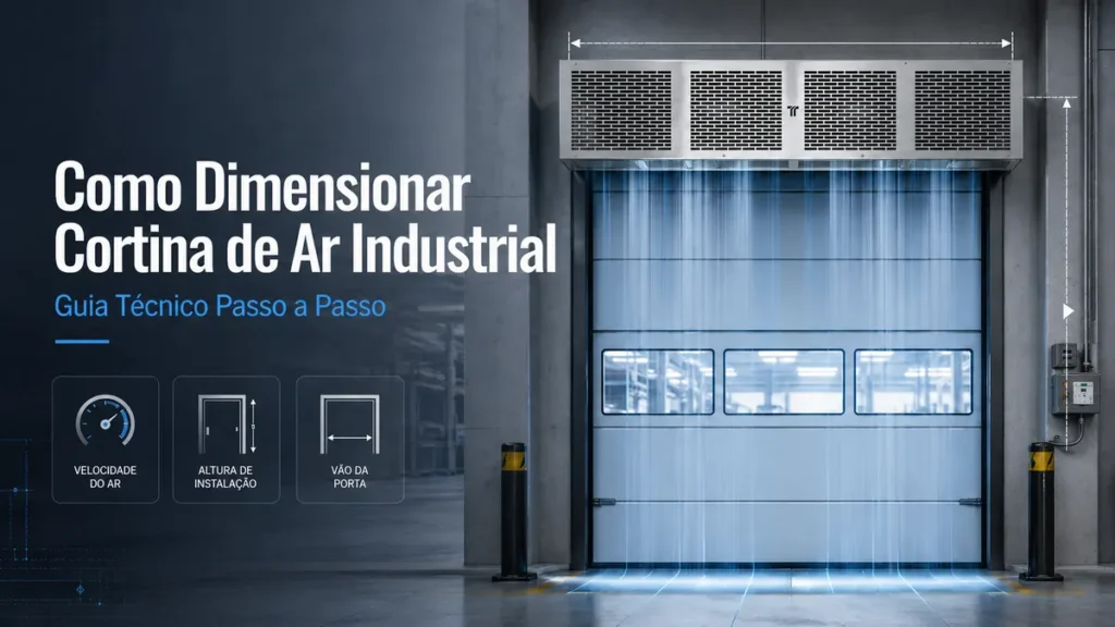 Como Dimensionar Cortina de Ar Industrial: Guia Técnico Passo a Passo